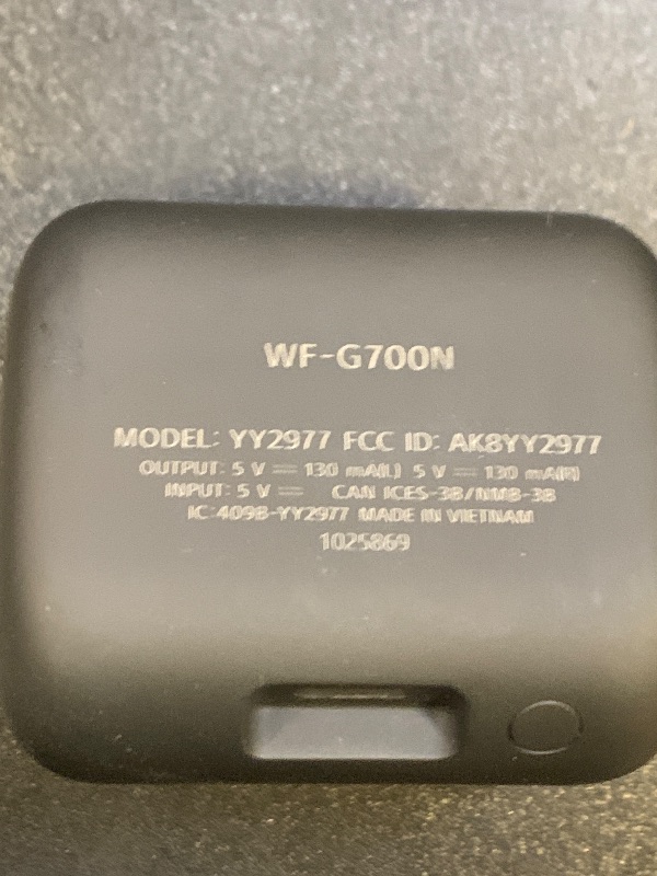 Photo 1 of Sony Inzone s Wireless Gaming Earbuds, Perfect for PlayStation® 5, for PC/PS5/Switch/Mobile, 48Hr Battery with Case, Noise Canceling, 360 Spatial Sound, 2.4GHz USB-C Dongle, WF-G700N Black