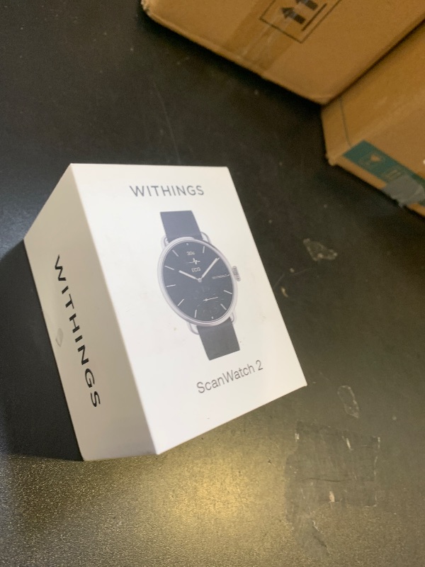 Photo 1 of WITHINGS ScanWatch 2 - Hybrid Smart Watch, Heart Rate Monitoring, Fitness Tracker, Cycle Tracker, Sleep Monitoring, GPS Tracker, 30-Day Battery Life, Android & Apple Compatible, HSA/FSA