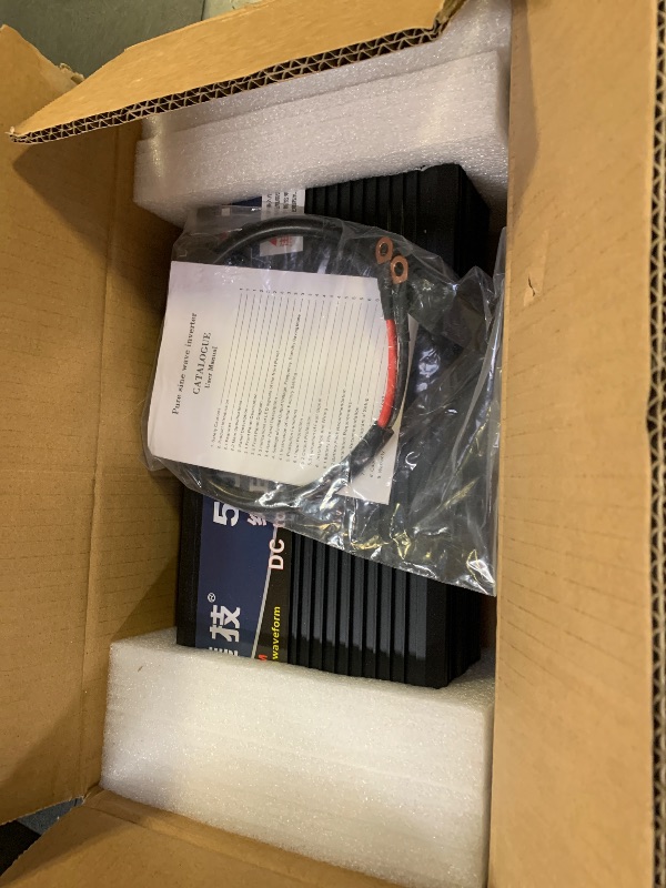 Photo 1 of 5000W Power Inverter 72V DC to 110V AC Converter with LED Display Dual AC Outlets Dual Fans Radiating for RV, Camp, Boat and Home Emergency Portable Pure Sine Wave Inverter (LED Screen, 5000W 72V)