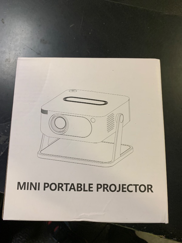 Photo 1 of Phigeek Mini Projector with WiFi 6 and Bluetooth 5.2, Portable Projector 4K Support, Auto Vertical Keystone 270° Rotatable, Compatible with Smartphone/TV Stick/Box/USB/HDMI