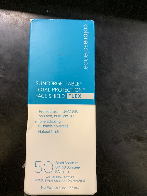 Photo 1 of Colorescience Total Protection Face Shield Flex SPF 50, Zinc Oxide Formula, Light, 1.8 fl. oz.
