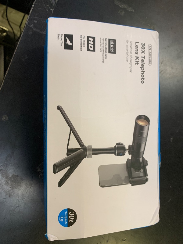 Photo 1 of MIAO LAB 30X Telephoto Lens, High Power HD Telephoto Phone Lens with Adjustable Tripod and Universal Phone Clip, Phone Lens Attachment for iPhone & Android