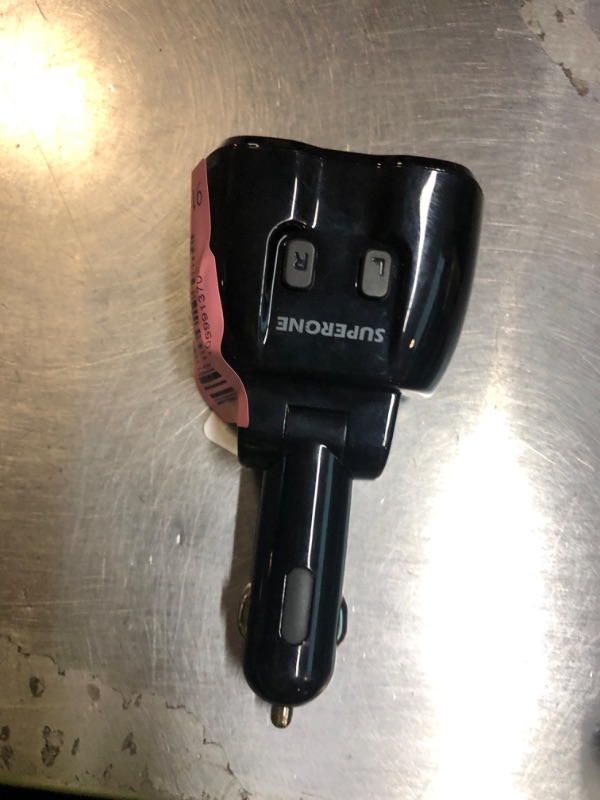 Photo 1 of [2025 Upgraded] Cigarette Lighter Splitter, SUPERONE 180W 2-Socket Cigarette Lighter Adapter with Dual QC3.0 and 20W PD USB C Car Charger Splitter for GPS/Dash Cam/Laptop/iPad/iPhone 17/16/15/14/13/12