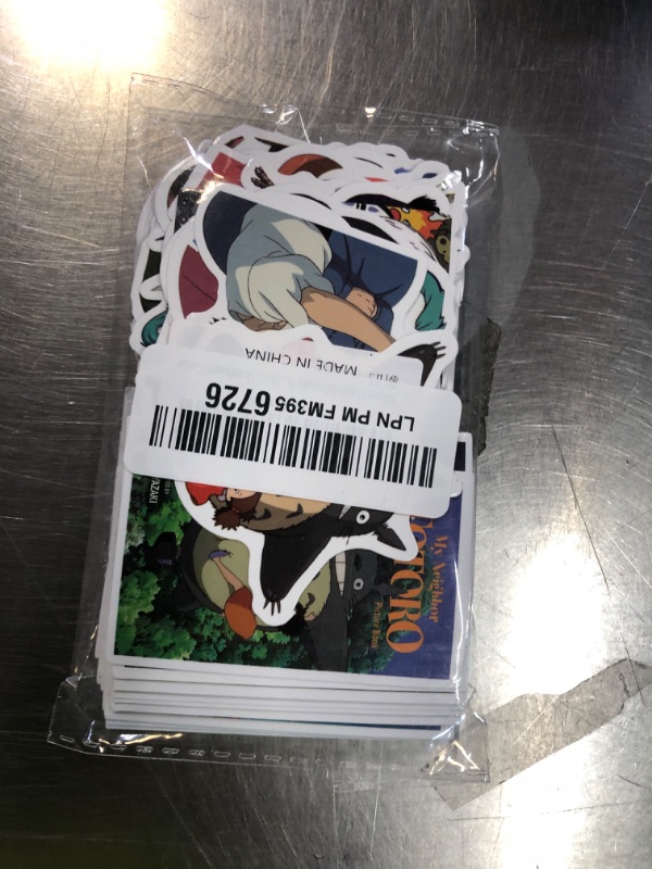 Photo 1 of 100pcs Hayao Miyazaki Anime Stickers Mixed Pack,Lovely Cartoon Characters Decals Cartoon Anime Sticker for Teens Waterproof Stickers for Water Bottle Laptop Luggage Helmet Skateboard Guitar