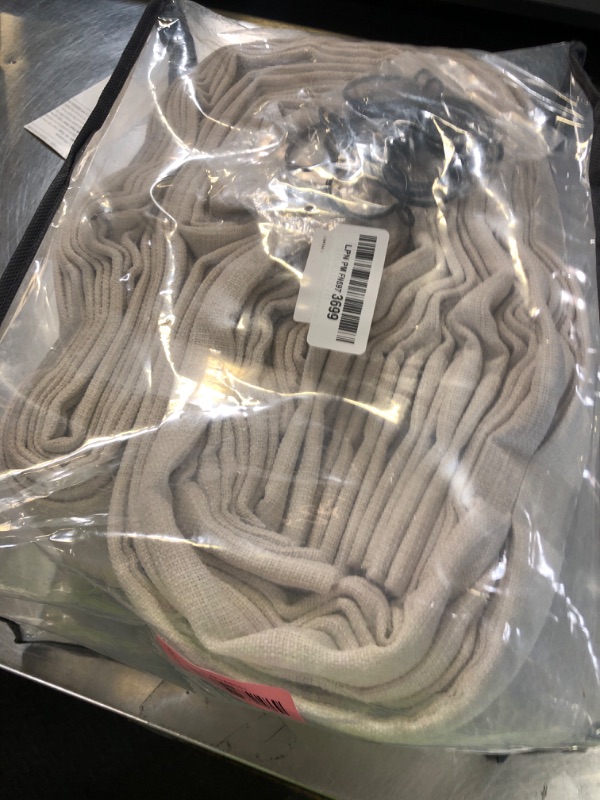 Photo 1 of 70 Inch Extra Wide Blackout Curtain 96 Inches Long for Living Room Pinch Pleated Natural Linen Cream Beige Thermal Drapes Back Tab Room Darkening 100% Blackout for Bedroom Large Window 70x96 1 Panel