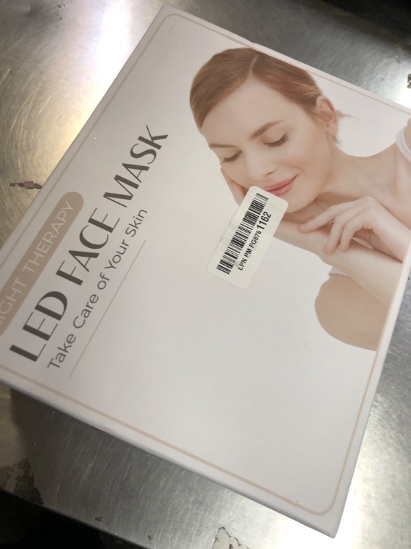 Photo 1 of EVFOFO Red Light Mask for Face, 7 Custom Modes with Infrared, 850nm Infrared & Red Light Masks, Portable with Timer for Home Use