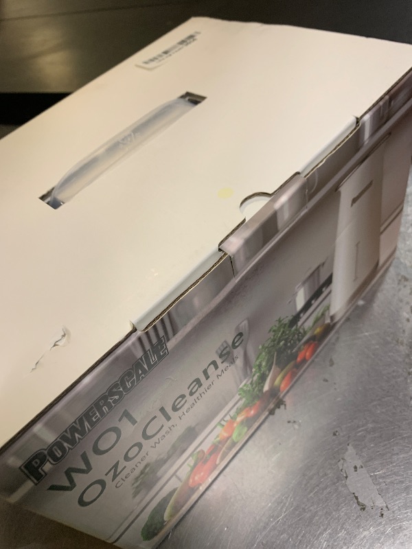 Photo 1 of Powerscale Ozone Generator Fruit and Vegetable Washing Machine with Ozone Bubble Removes Pesticides Bacteria Hormone Residues, Fruit Vegetable Cleaner Device with Timer & Smart Touch Control
