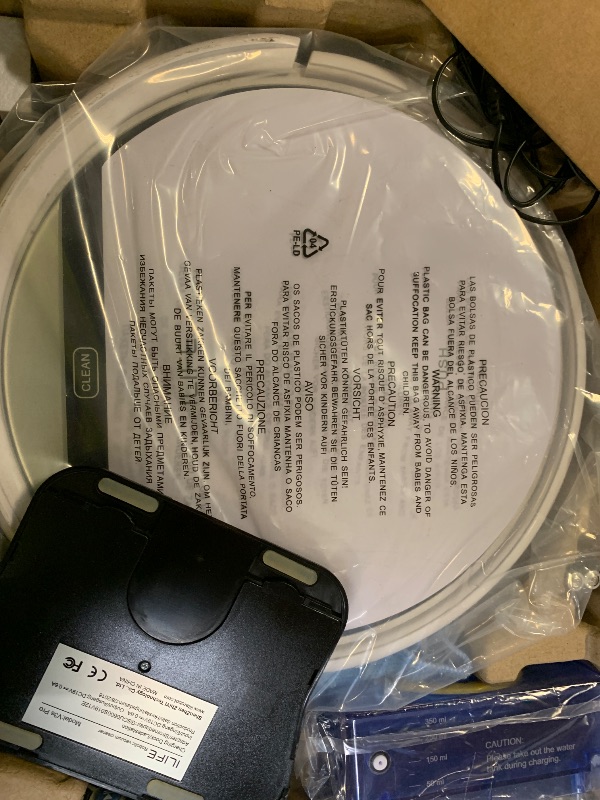 Photo 1 of ILIFE V5s Plus Robot Vacuum and Mop Combo with Wi-Fi/App/Alexa, Automatic Self-Charging Robotic Vacuum Cleaner, Slim and Quiet, Cleans Hard Floors Carpets and Pet Hair (V5s Pro Upgrade Version)