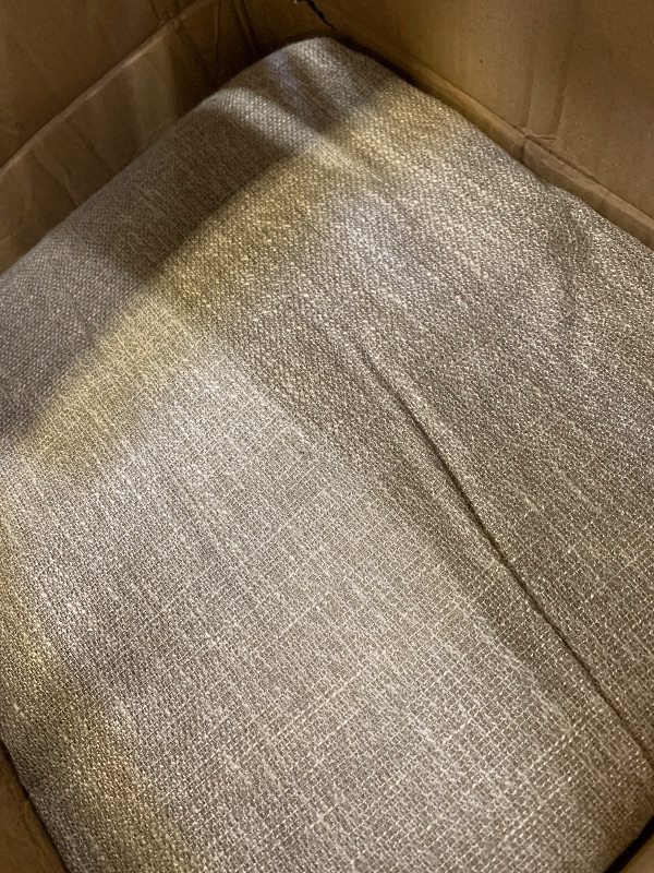 Photo 1 of LORDTEX Linen Look Textured Blackout Curtains with Thermal Insulated Liner - Heavy Thick Grommet Window Drapes for Bedroom, 70 x 108, Tan, Set of 2 Panels