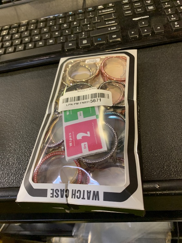 Photo 1 of [16 Pack] Bling Watch Screen Protector for Samsung Galaxy Watch6 44MM, Glitter Case TPU Soft Cover Full Protection with Crystal Rhinestone for Galaxy Smart Watch6 44mm (SM-R940)