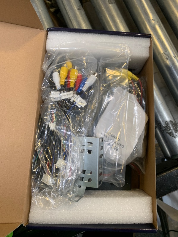 Photo 1 of 4G+128G Android 15 Motorsi 10 Inch Touch Screen Car Stereo, Wireless Carplay & Android Auto Car Radio with Mirror Link Bluetooth GPS SWC USB EQ FM Audio Receiver + Rear View Camera