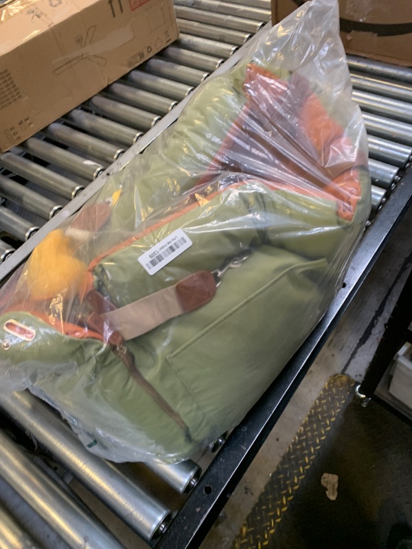 Photo 1 of FUNNYFUZZY Leather Dog Car Seat for Small ? Medium Sized Dogs Up to 35lbs, Waterproof and Washable Dog Booster Seat Car Bed for Travel and Home,Portable and Safety(Green)