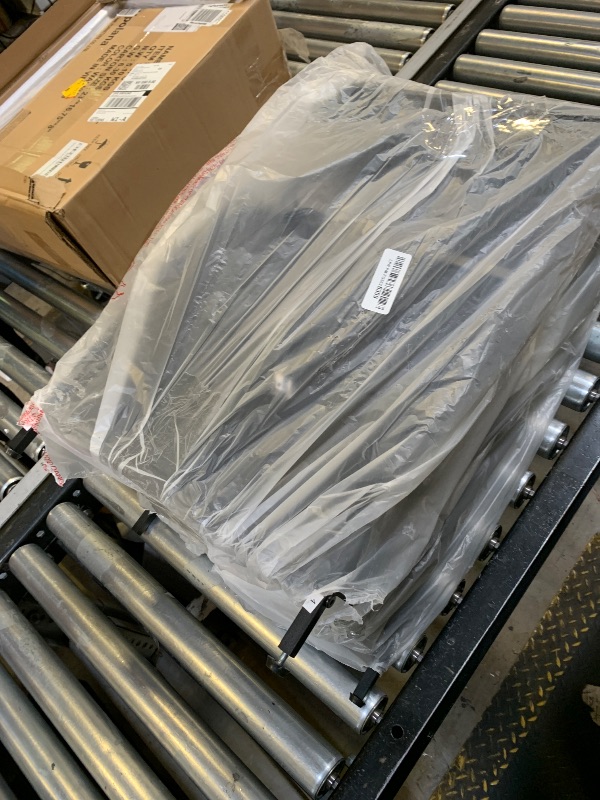 Photo 1 of **USED** Furologee Nightstand, End Table with Charging Station and LED Lights, Black Nightstand with 2 Fabric Drawers, Bedside Table for Living Room/Bedroom,Black Oak