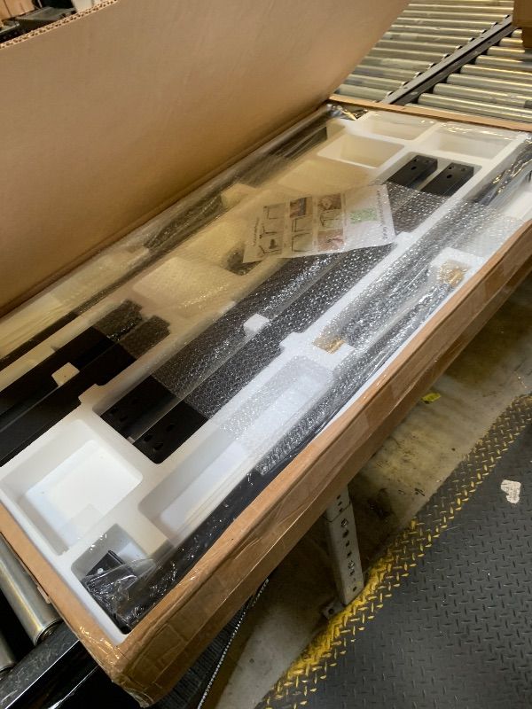 Photo 1 of 46" Sintered Stone Dining Table, Modern Horse Belly Type White Kitchen Table with Sturdy Metal Legs, Durable & Scratch-Resistant Surface for Dining Room/Kitchen/Office?Chairs not Included? (46 inch)