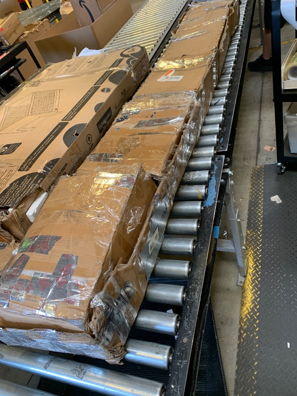 Photo 1 of ALAMEDADT 40''x 80'' Sliding Barn Door with 7 Ft Barn Door Hardware Kit& Handle& Floor Guides,Pre-Drilled Holes Easy Assembly - Include Installation Manual, Water-Proof PVC Surface, H-Frame, White