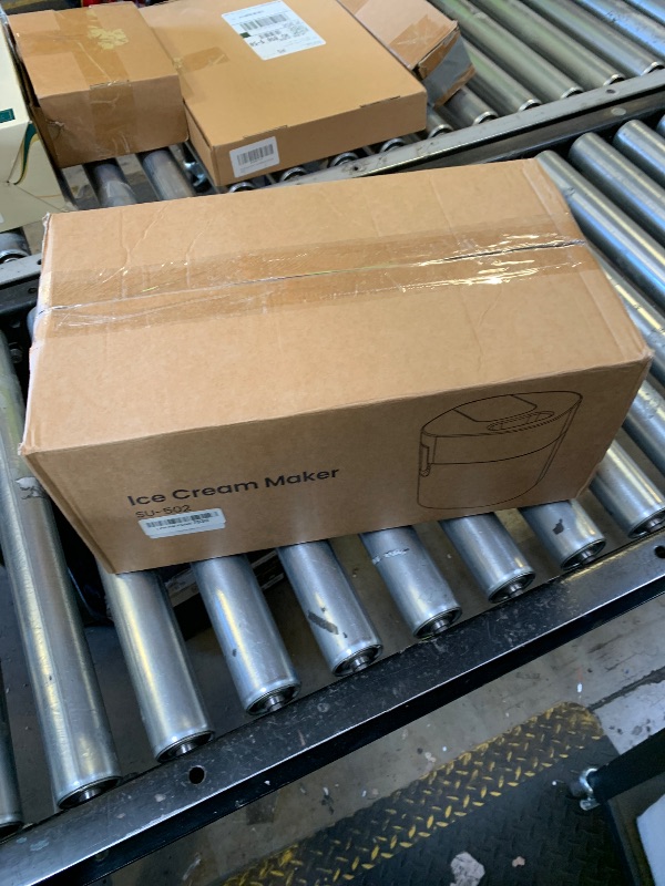 Photo 1 of Ice Cream Maker, 1.5-Qt Ice Cream Machine and Frozen Yogurt Machine, 1.5-Qt Insulated Freezer Bowl, LCD Screen and Timer, Quick Results, Easy to Operate and Clean