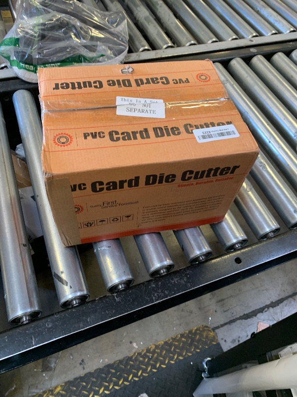 Photo 1 of Sayglossy Business ID Card Cutter Die Cutter Black Manual Credit Card Imprinter Kit with 0.76mm Cutting Thickness for Standard PVC Photo Business