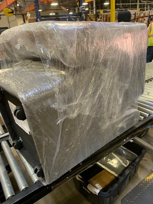 Photo 1 of KISLOT Dining Chairs with Casters No Assembly Upholstered Wingback Single Sofa Armless Deskchair for Bedroom Waiting Room Kitchen Diningroom