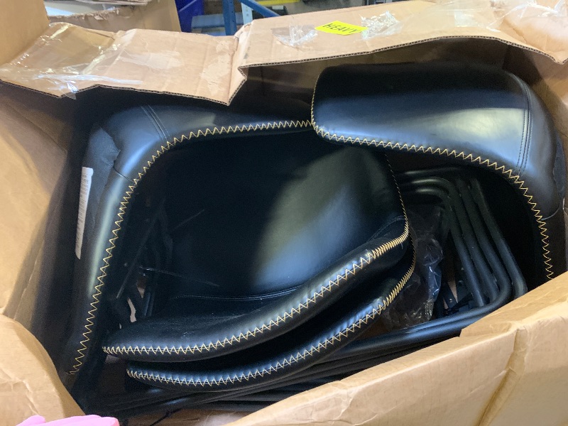 Photo 1 of 4 Pack Black Barstool Chairs