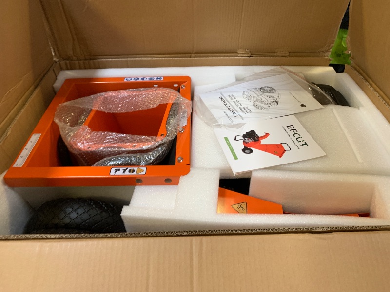 Photo 1 of EFCUT C40 Wood Chipper 4" inch Max Diameter Capacity 9 HP 274cc Gas Powered Engine Heavy Duty Shredder Mulcher