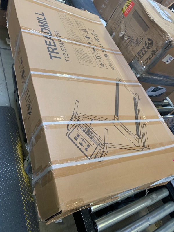 Photo 1 of THERUN Incline Treadmill, 0-12% Auto Incline Treadmill for Running and Walking, 300 lbs Weight Capacity, Wide Belt,3.0HP,18" LED Screen, 2 Layers Shock-Absorbing Red