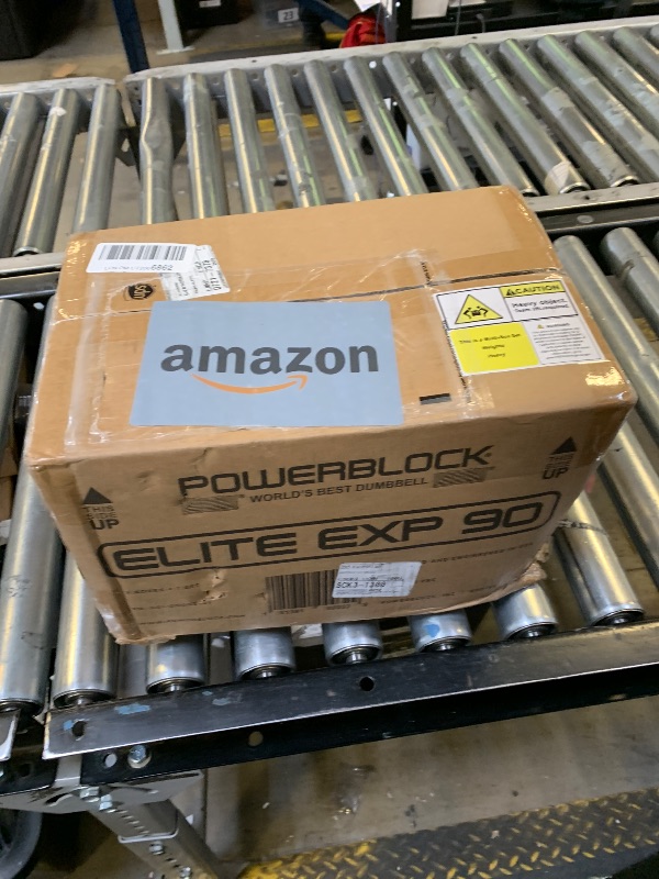 Photo 1 of PowerBlock Elite EXP Adjustable Dumbbells, Sold in Pairs, Stage 1, 5-50 lb. Dumbbells, Durable Steel Build, Innovative Workout Equipment, All-in-One Dumbbells, Expandable with Expansion Kits