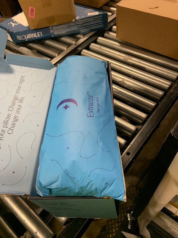 Photo 1 of DreamyBlue Signature Pillow w/Adjustable Loft • Shredded Memory Foam Fill • Neutral Alignment for Side, Back, and Stomach Sleepers • Washable Bamboo Rayon Cover • CertiPUR-US Certified Foam (Queen)