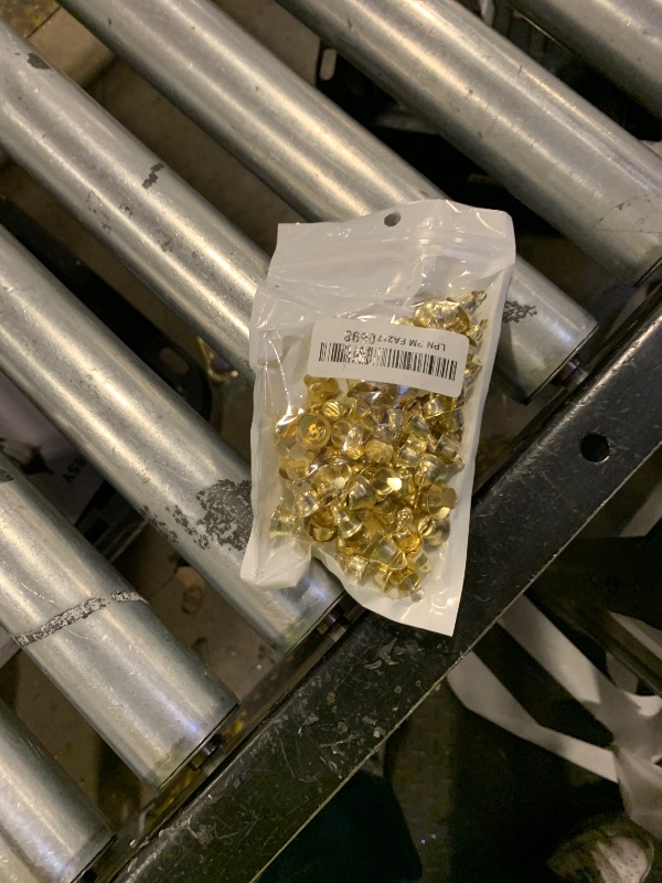 Photo 1 of 100PCS Small Gold Bells Mini Bells for Crafts,50PCS 0.39 Inch and 50PCS 0.55 Inch Decorative Bell Christmas Tree Pendants for Craft Making and Favor Decorating