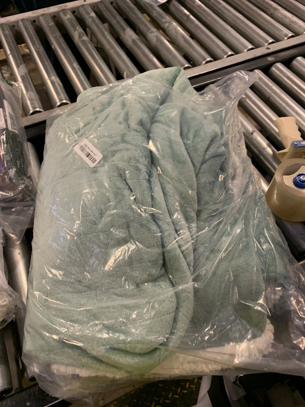 Photo 1 of Electric Heated Blanket Full Size 72"x84", Soft Flannel with Overheat Protection, 9 Adjustable Heat Settings & 10-Hour Auto-Off Timer, Fast Heating for Winter Comfort, Light Green