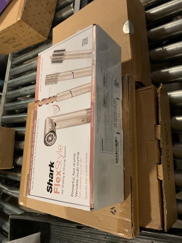 Photo 1 of Shark HD430 FlexStyle Air Styling & Drying System, Powerful Hair Dryer Brush & Multi-Styler with Auto-Wrap Curlers, Paddle Brush, Oval Brush, Concentrator Attachment, Stone