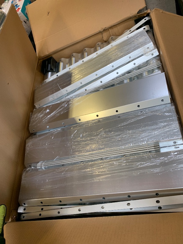 Photo 1 of Land Guard 2 Pack 6×3×2 ft Galvanized Metal Raised Garden Bed, 2FT Deep Root Elevated Planter Box Steel Large Vegetable Flower Bed Kit, Silver