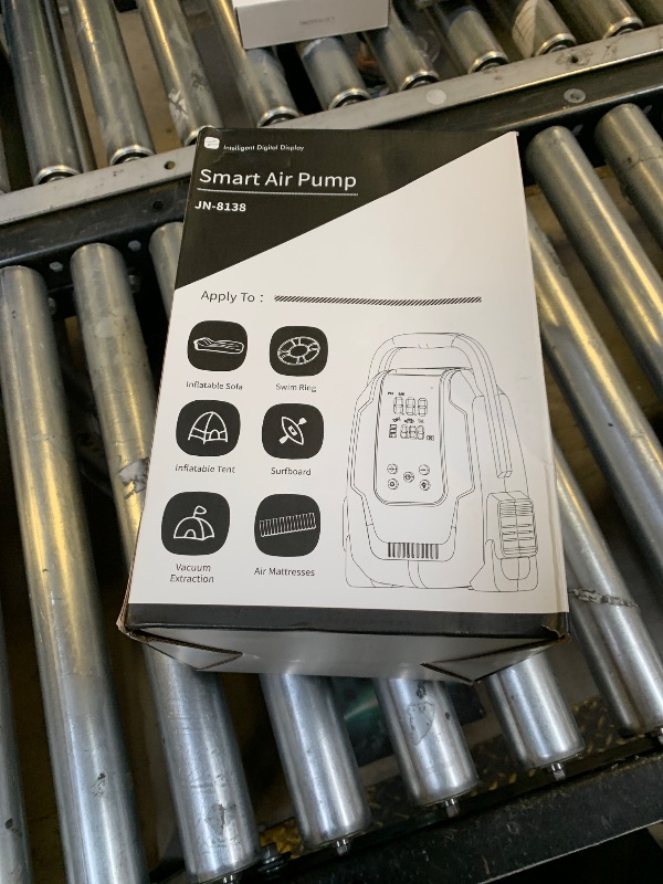 Photo 1 of Komobe Electric Paddle Board Pump, 50PSI High Pressure Portable SUP Air Pump with Auto-Off and Deflation Function, 12V DC Car Connector for Stand Up Paddle Boards, Car Tires, Boats, Kayaks