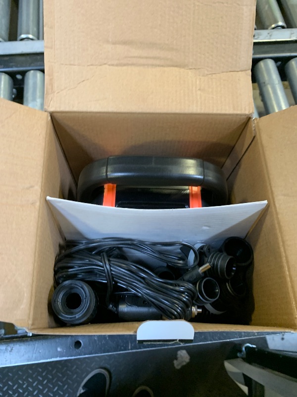 Photo 1 of Komobe Electric Paddle Board Pump, 50PSI High Pressure Portable SUP Air Pump with Auto-Off and Deflation Function, 12V DC Car Connector for Stand Up Paddle Boards, Car Tires, Boats, Kayaks