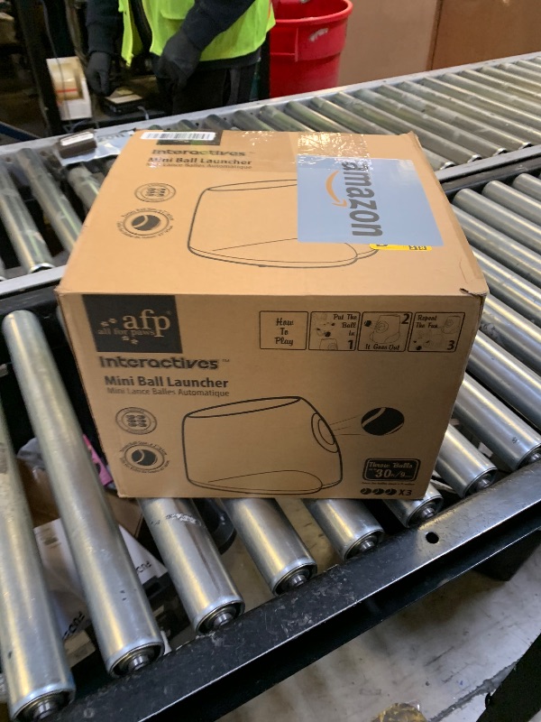 Photo 1 of ALL FOR PAWS Automatic Ball Launcher for Dogs Interactive Puppy Pet Ball Indoor Thrower Fetch Machine, 3 Balls Included (2 inch) for Small to Medium Dogs