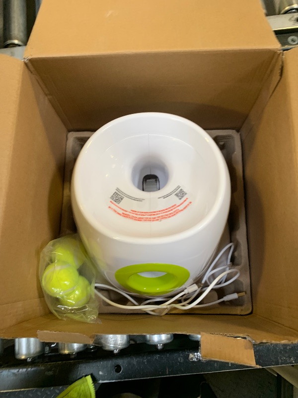 Photo 1 of ALL FOR PAWS Automatic Ball Launcher for Dogs Interactive Puppy Pet Ball Indoor Thrower Fetch Machine, 3 Balls Included (2 inch) for Small to Medium Dogs