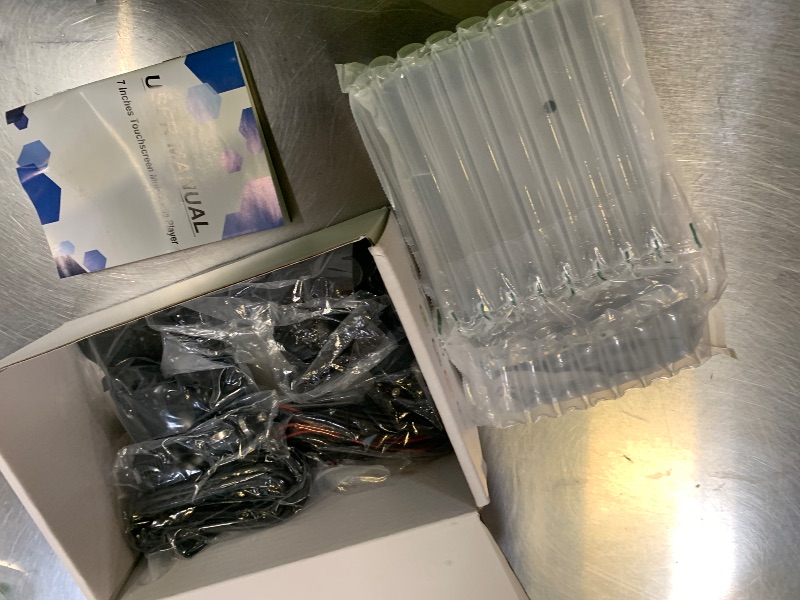 Photo 1 of Portable Wireless with Apple CarPlay and Android Auto Screen for Car, 7" HD Touch Screen Car Stereo with Mirror Link, Bluetooth 5.2, Backup Camera, AUX,FM Transmitter for All Vehicle