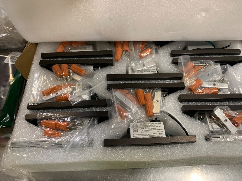 Photo 1 of CLOUDY BAY 3 Color 120V Dimmable LED Indoor Outdoor Step Light,3000K/4000K/5000K 3W 55lm Stair Light,Oil Rubbed Bronze,12 Pack