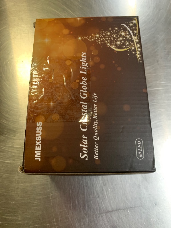 Photo 1 of JMEXSUSS Solar String Lights Outdoor Waterproof, Solar Christmas Lights for Garden Patio Yard Tree Party Christmas Decorations, Crystal Globe