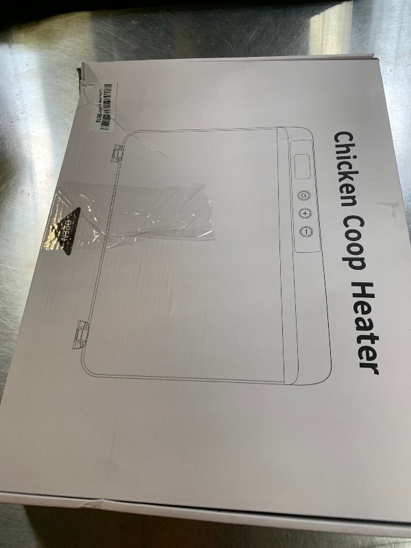 Photo 1 of TIMEBAL 2025 Smart Chicken Coop Heater with Adjustable Temperature Remote Control, 200 Watts Radiant Heat Flat Panel Heaters for Winter Heating,Adaptable to Timer and Temp Controllers (Black)