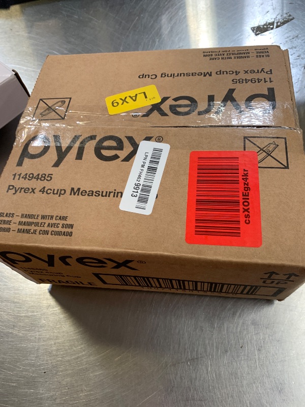 Photo 1 of **HEAVILY USED** Pyrex 4-Cup Glass Measuring Cup For Baking and Cooking, Dishwasher, Freezer, Microwave, and Preheated Oven Safe, Essential Kitchen Tools
