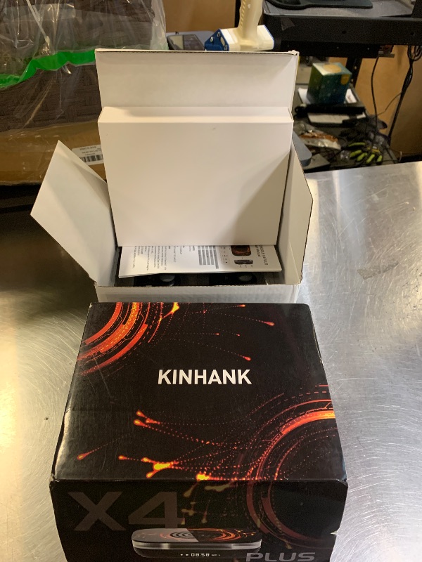 Photo 1 of Kinhank Super Console X4 Plus Video Game Console Pre-Built-in 60000+Games,Retro Game Console Compatible with 65+ emulators,EmuELEC 4.6/Android 11.0/CoreE,4K UHD Display,S905x4,2 Controllers included