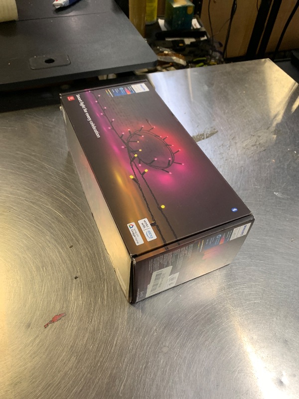 Photo 1 of Philips Hue Indoor/Outdoor Holiday 130-Foot Festavia String Lights - 500 Mini Color Changing Smart LEDs - Weatherproof - Control with Hue App - Works with Alexa, Google Assistant and Apple HomeKit