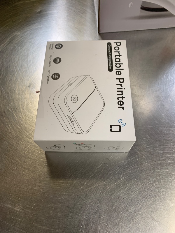 Photo 1 of lopevi Label Maker Machine - Portable Bluetooth Mini Label Printer - Smartphone Handheld Thermal Sticker Small Labeler Multiple Templates Font Icon Inkless Custom Label for Home Kids School Items