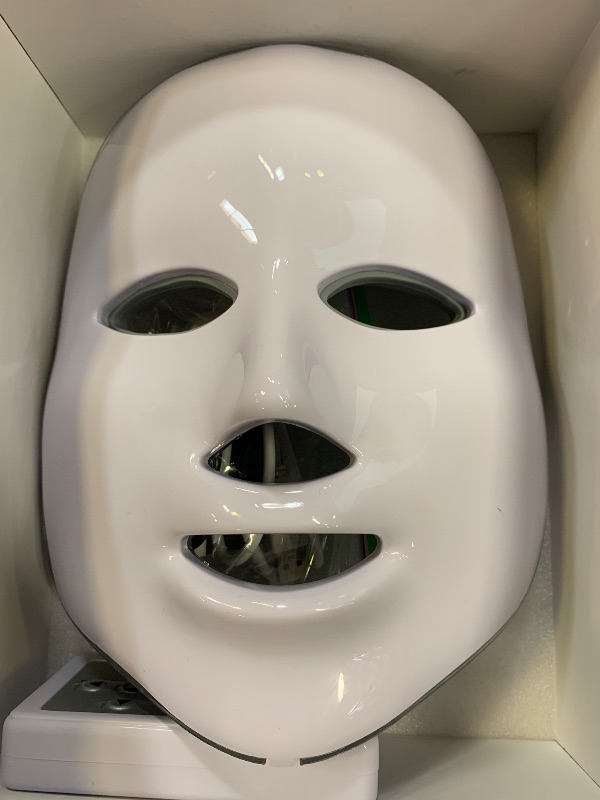 Photo 1 of EVFOFO Red Light Mask for Face, 7 Custom Modes with Infrared, 850nm Infrared & Red Light Masks, Portable with Timer for Home Use