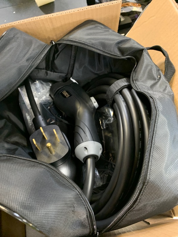 Photo 1 of AIMILER Level 2 Electric Vehicle (EV) Charger(WIFI APP/Plug-play), 32A, 25ft Cable ETL Certified, 220V-240V NEMA 14-50P Plug EVSE w/ J1772 Connector, Portable EV Car Charging Stations for Home Level 2