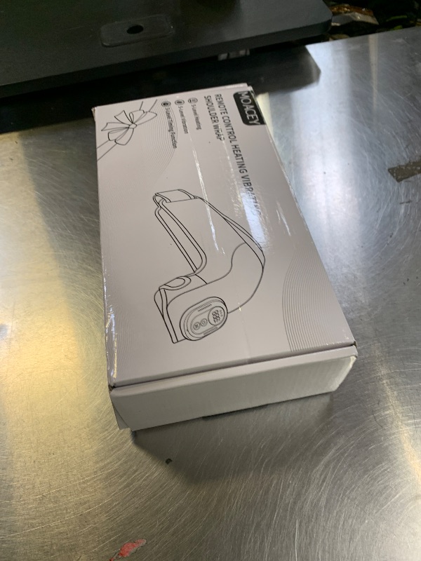 Photo 1 of Shoulder Heating Pad with Massager, Shoulders Massager with Heat, Portable Shoulder Brace with Magnetic Detachable Remote Control, 5 Heat & 5 Vibration Modes, Adjustable Size for Men and Women