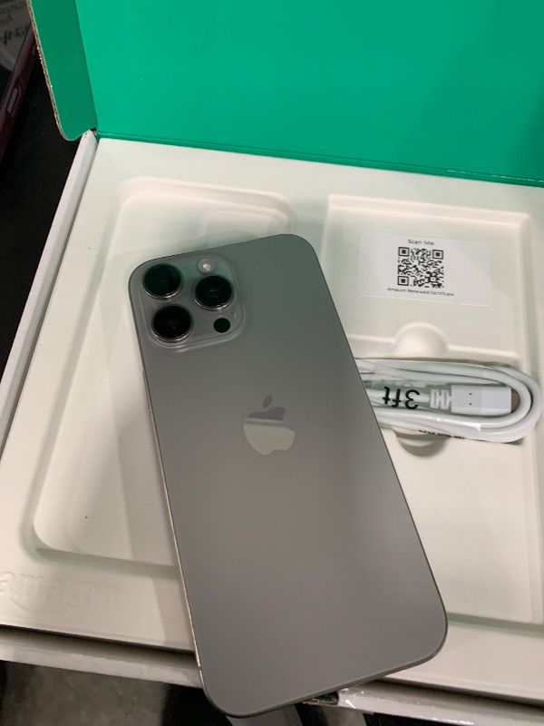 Photo 1 of Apple iPhone (Renewed Premium) 16 Pro Max, US Version, 512GB, Natural Titanium - Unlocked