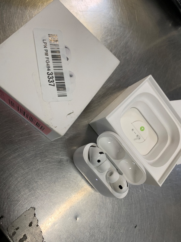 Photo 1 of Apple AirPods Pro 3 Wireless Earbuds, Active Noise Cancellation, Live Translation, Heart Rate Sensing, Hearing Aid Feature, Bluetooth Headphones, Spatial Audio, High-Fidelity Sound, USB-C Charging