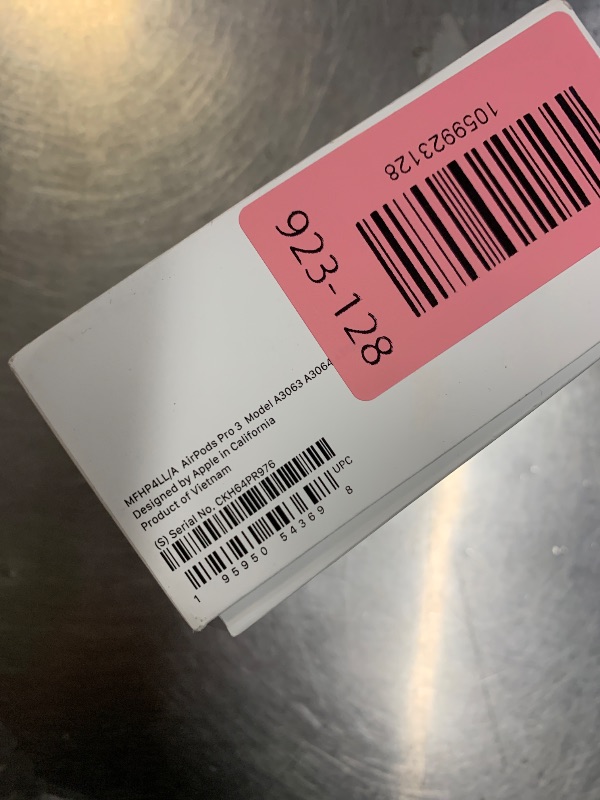 Photo 1 of Apple AirPods Pro 3 Wireless Earbuds, Active Noise Cancellation, Live Translation, Heart Rate Sensing, Hearing Aid Feature, Bluetooth Headphones, Spatial Audio, High-Fidelity Sound, USB-C Charging