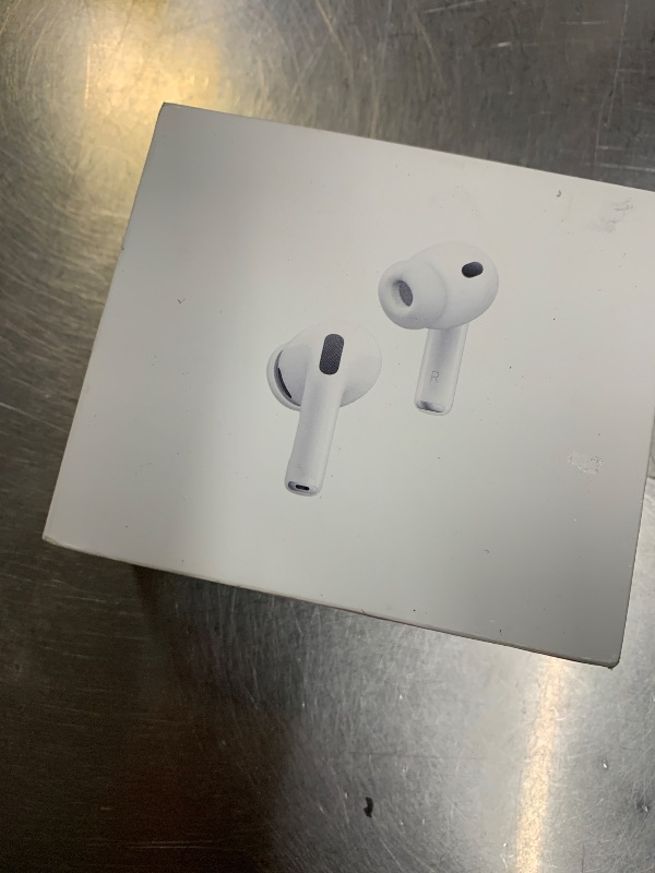 Photo 1 of Apple AirPods Pro 3 Wireless Earbuds, Active Noise Cancellation, Live Translation, Heart Rate Sensing, Hearing Aid Feature, Bluetooth Headphones, Spatial Audio, High-Fidelity Sound, USB-C Charging